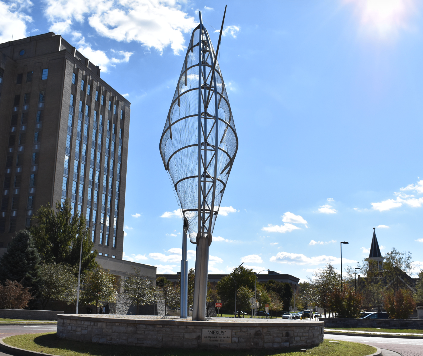 NEXUS — Stainless steel · public sculpture